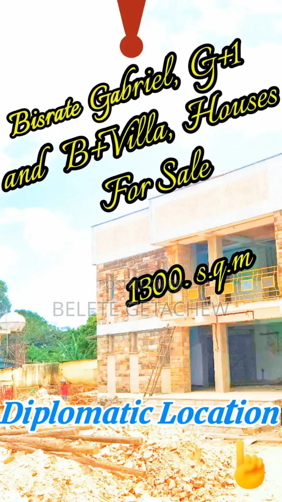Bisrate Gabriel, G+1 and Villa House 1300sqm