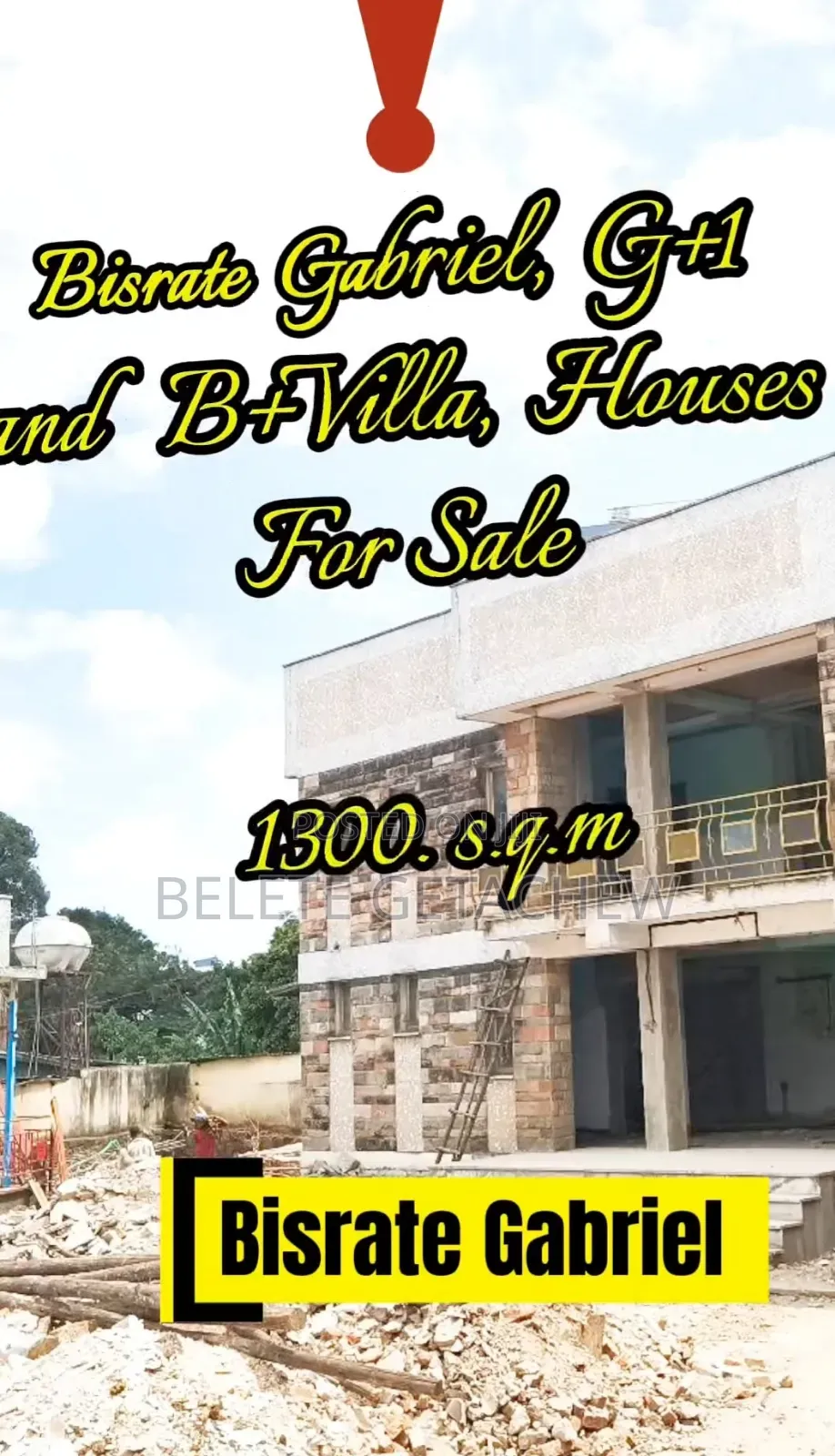 Bisrate Gabriel, G+1 and Villa House 1300sqm