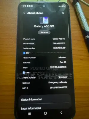 New Samsung Galaxy A55 256 GB Blue