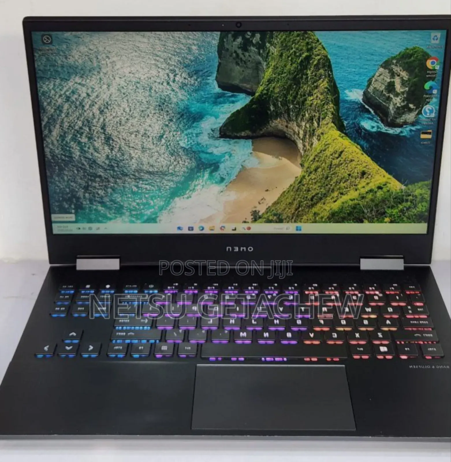 New Laptop HP Omen 15 16GB AMD Ryzen 7 SSD 512GB