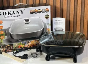 Sokany Square Nonstick Electric Frying Pan