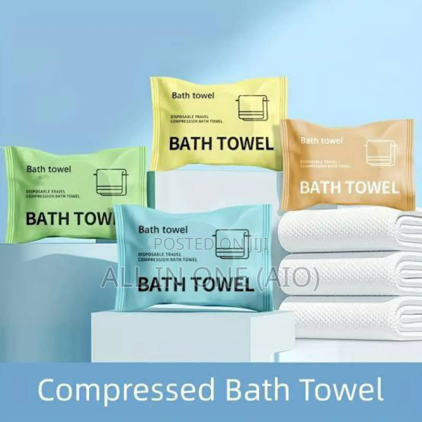 Compressed Travel Bath Towel