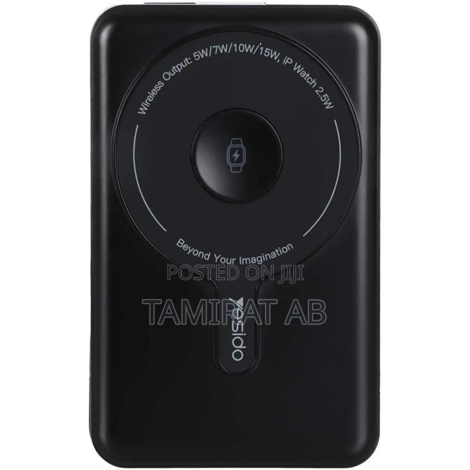 Yesido 10000mah Wireless Power Bank With Kickstand Usb-C + Ip Cables