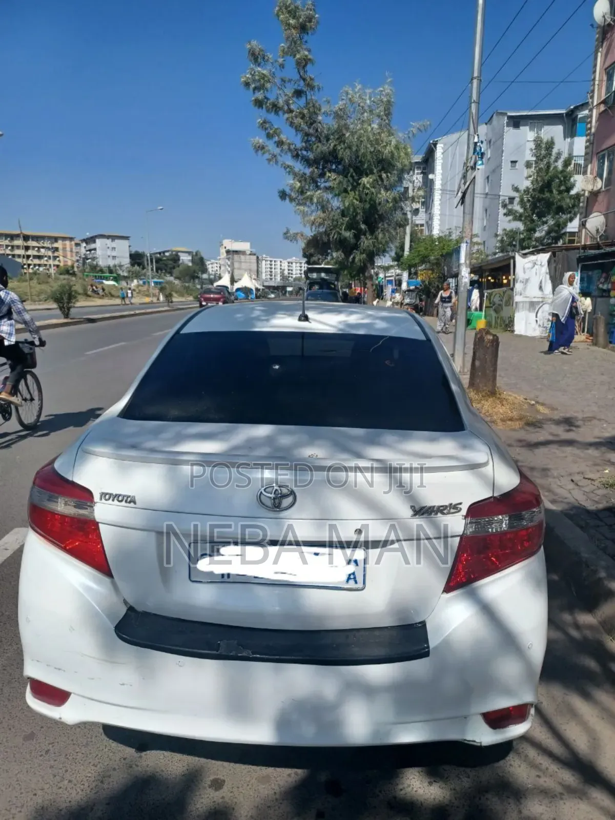Toyota Yaris 2013 White
