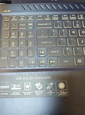 New Laptop Acer Predator Helios 300 16GB Intel Core I7 SSD 1T