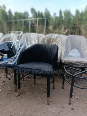 Photo - Fabric With Metal Legs Chairs