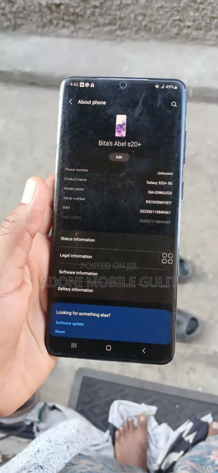 Samsung Galaxy S20+ 5G 128 GB Black