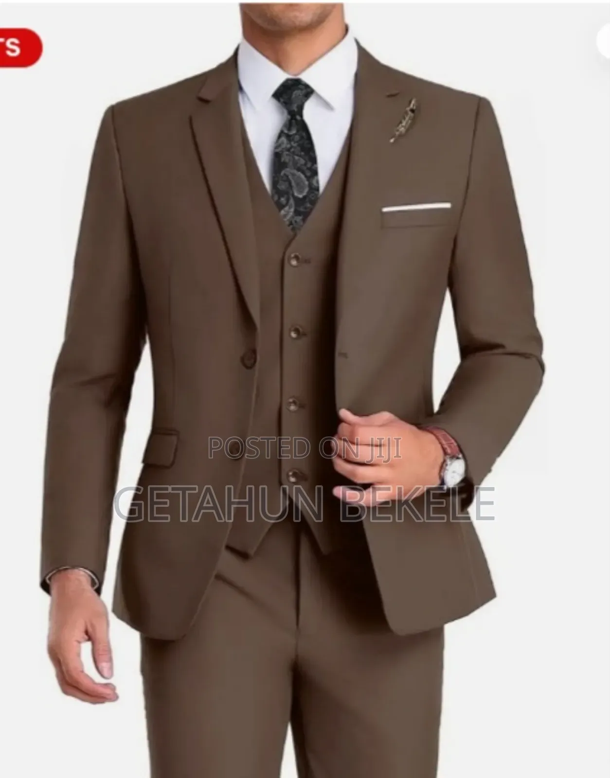 Men Suits Double Breasted Slim Fit