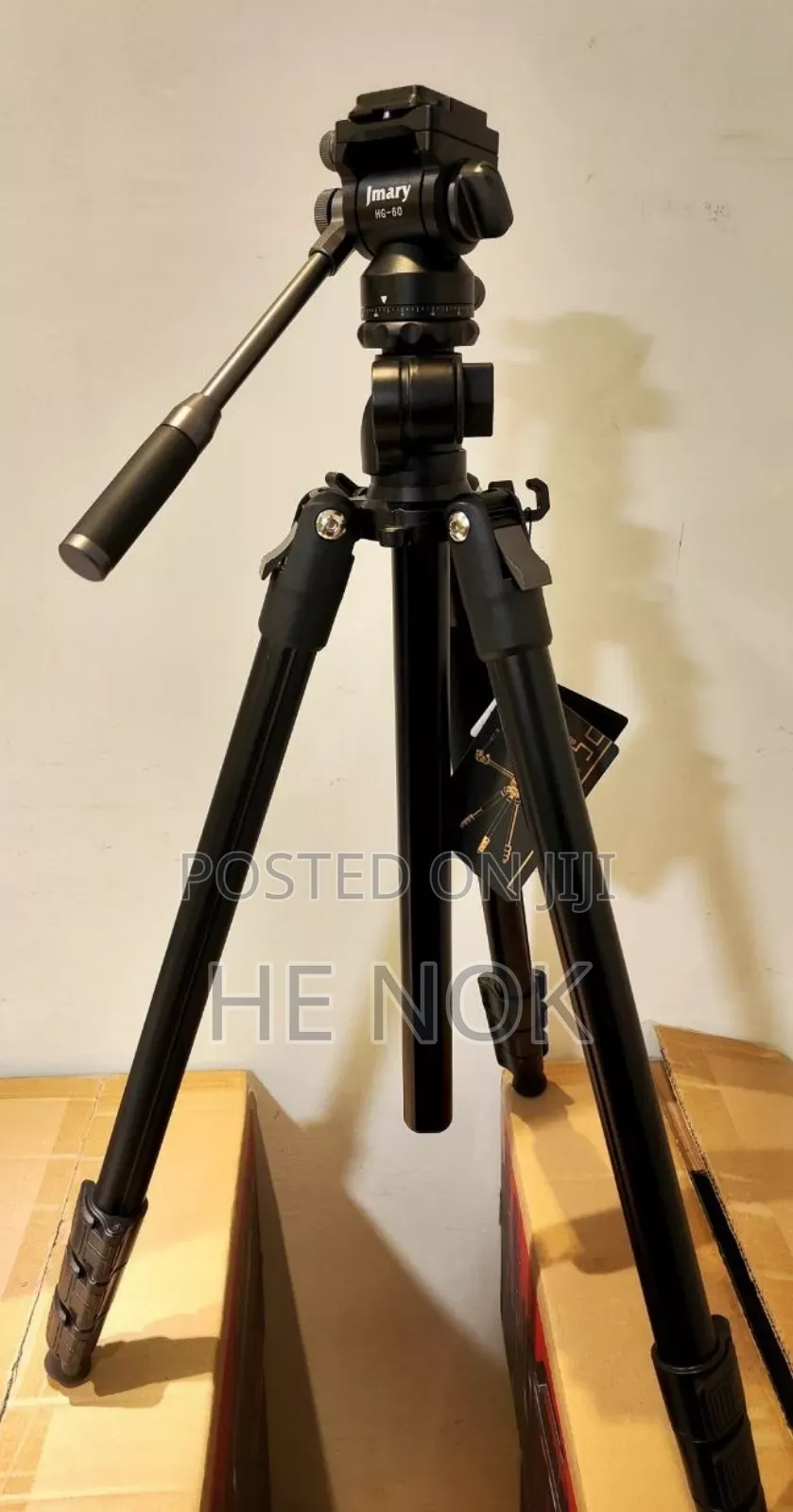 Jmary Tripod Ks355+Hg60 Tripod 8kg Load Capacity