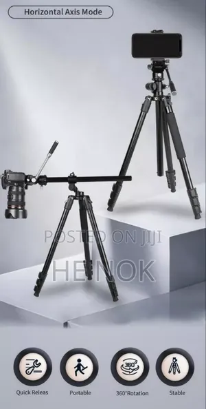Jmary Tripod Ks355+Hg60 Tripod 8kg Load Capacity