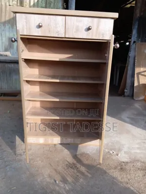 Shoe Rack 80*120cm With 2 Drawers