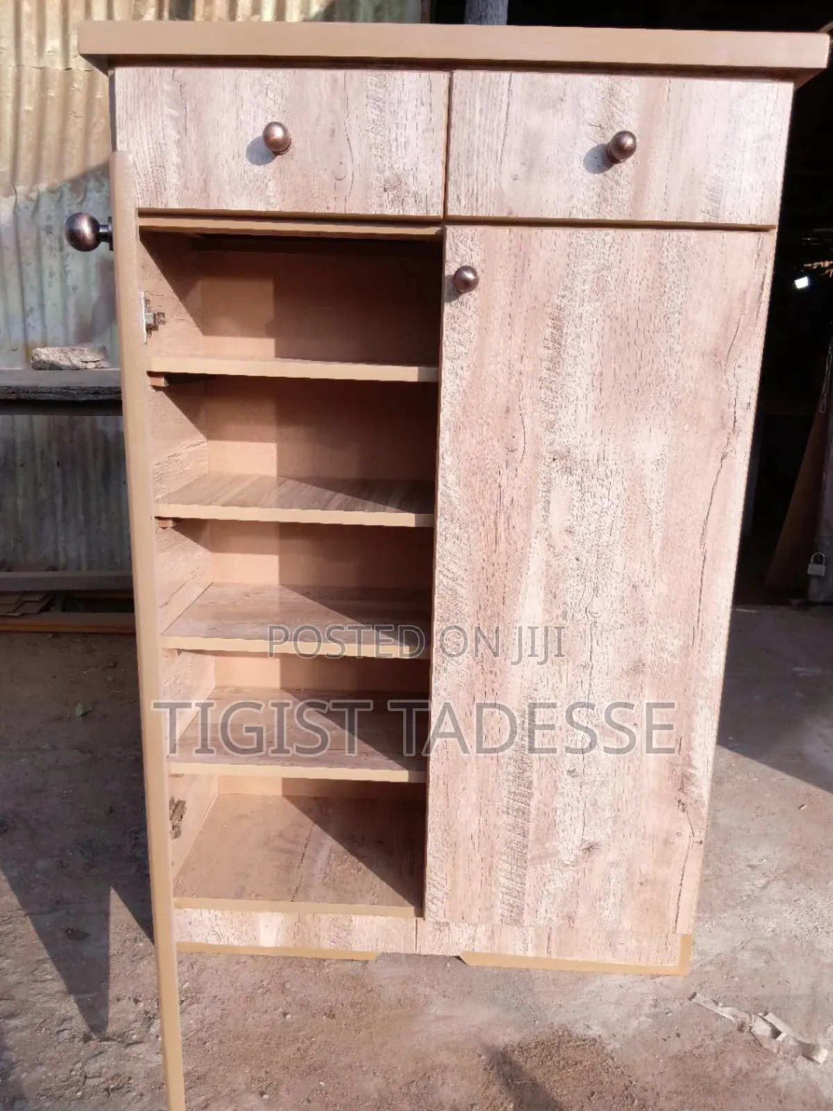 Shoe Rack 80*120cm With 2 Drawers