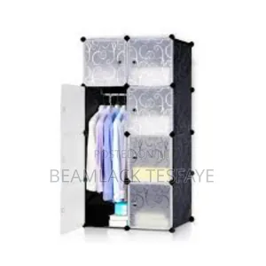 Photo - Modern Plastic Cube Wardrobe