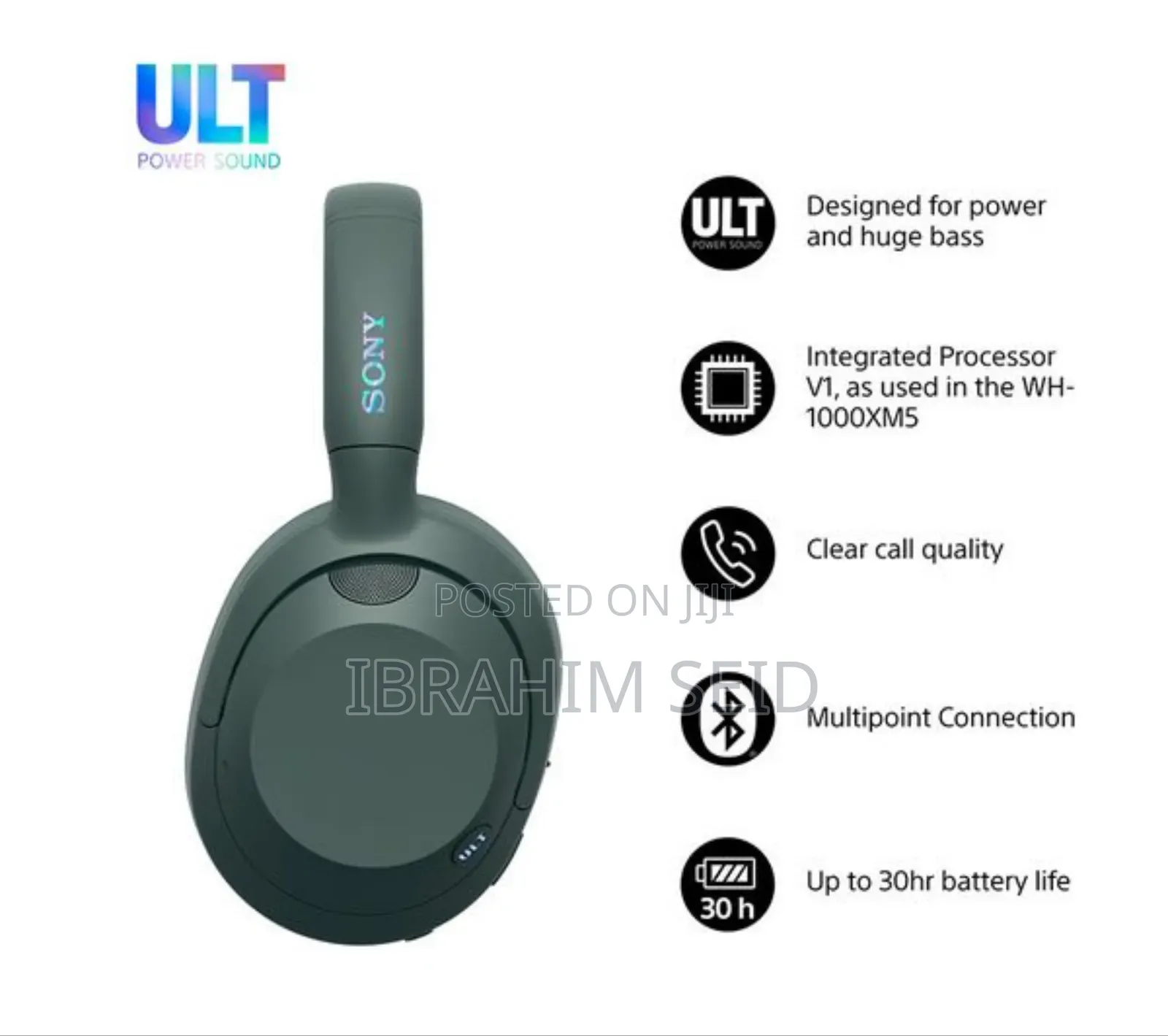 Sony Wh-Ult900n Ult Wear Wireless Noise Canceling Headphones