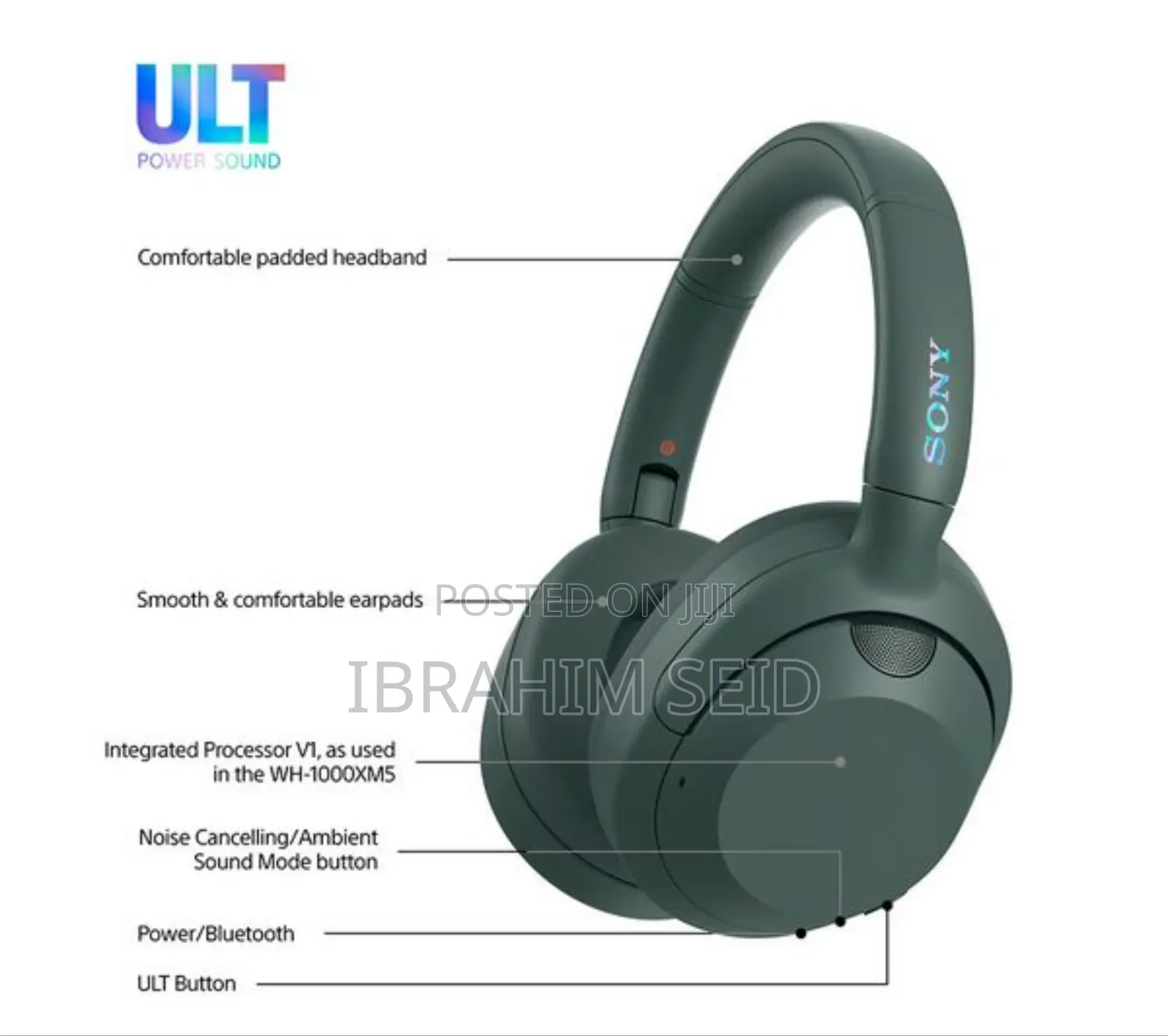 Sony Wh-Ult900n Ult Wear Wireless Noise Canceling Headphones