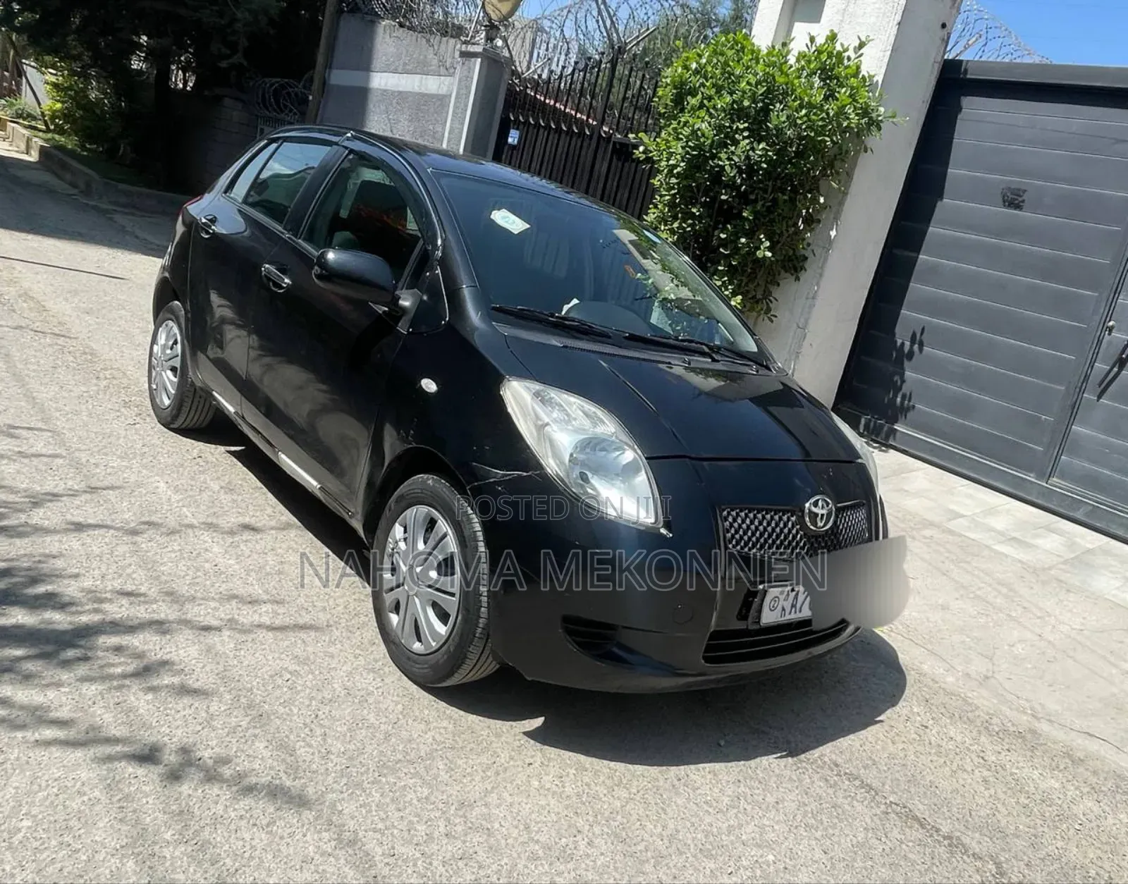 Toyota Yaris 2007 Black