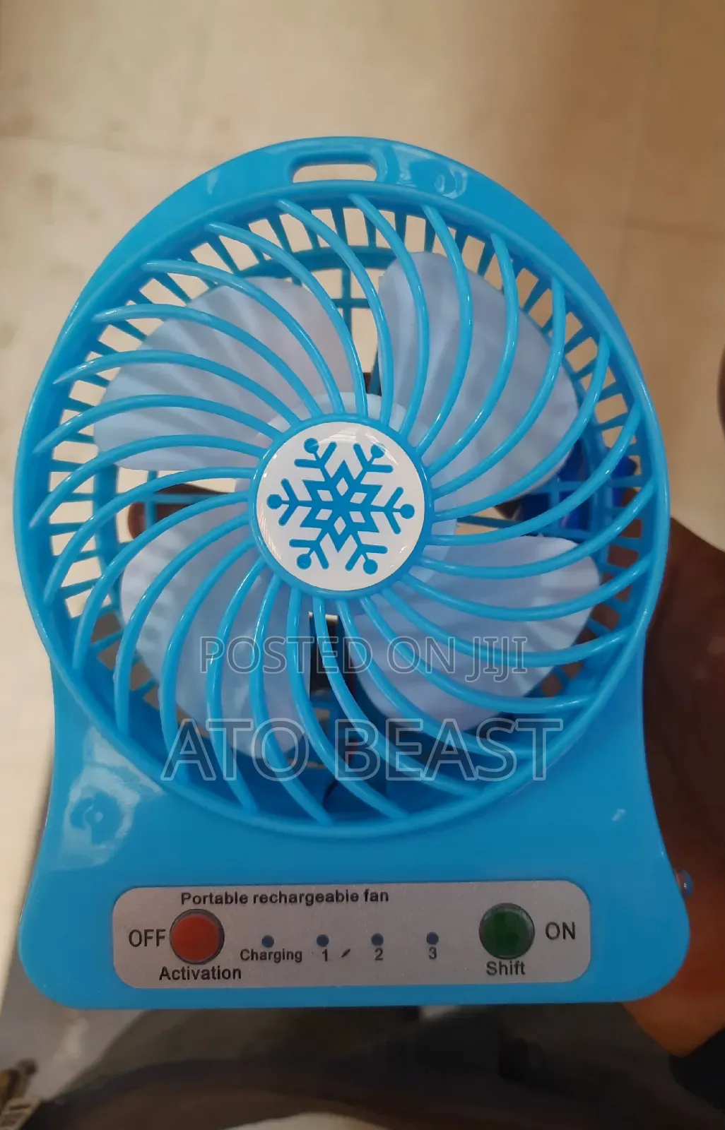 Portable Rechargeable Mini-Fan