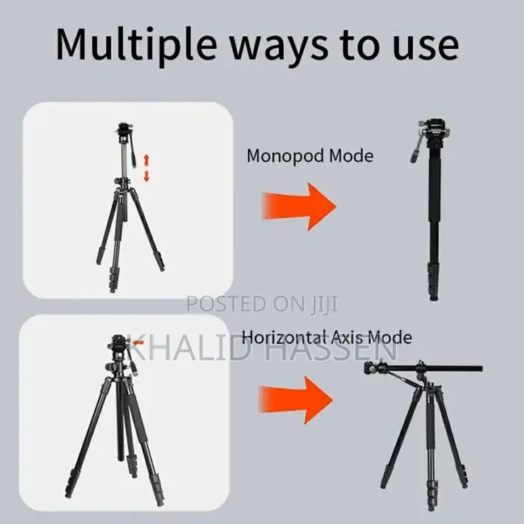 Jmary Ks355+ Hg60 Professional Tripod