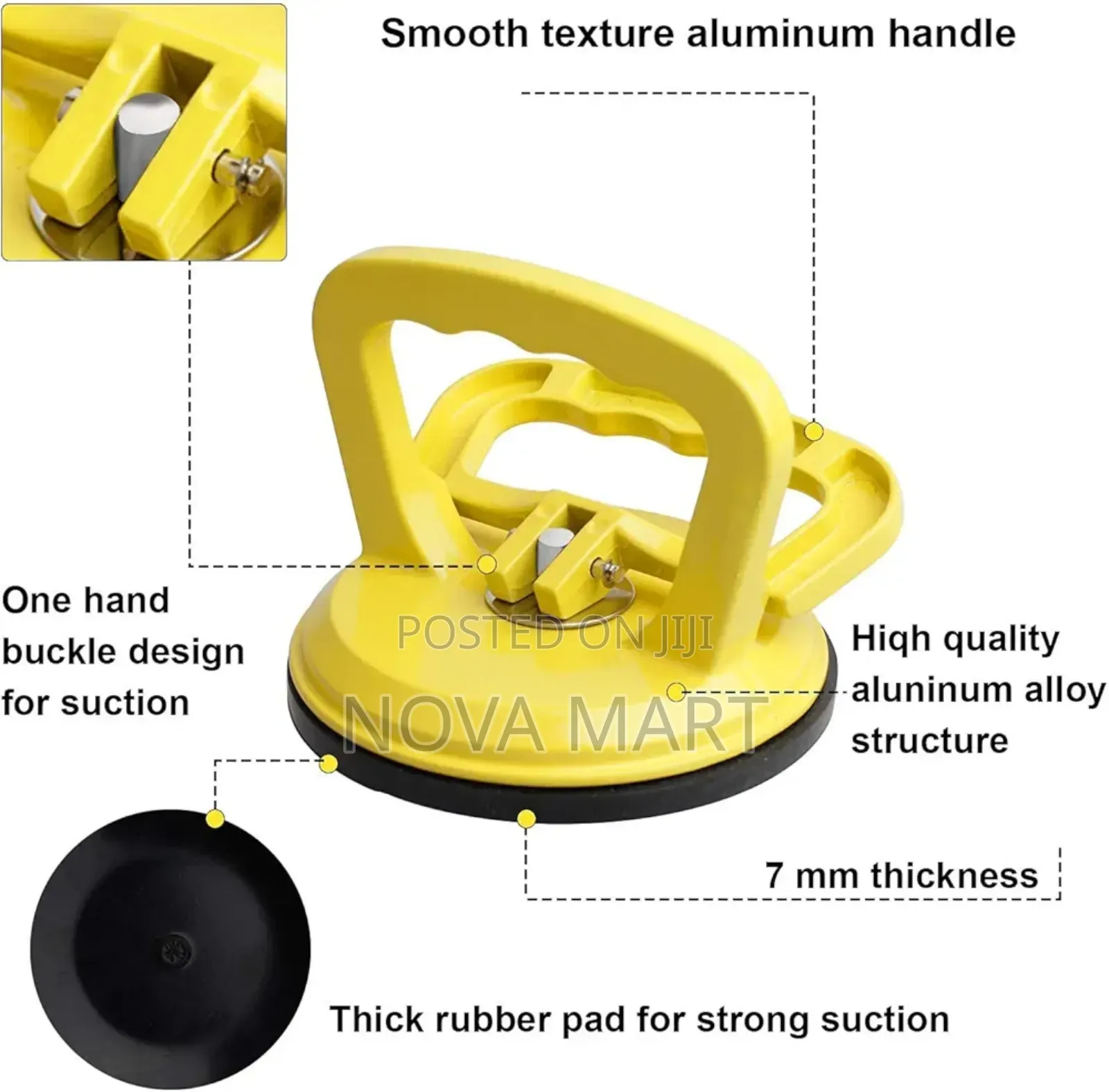 Single Claw Glass Sucker