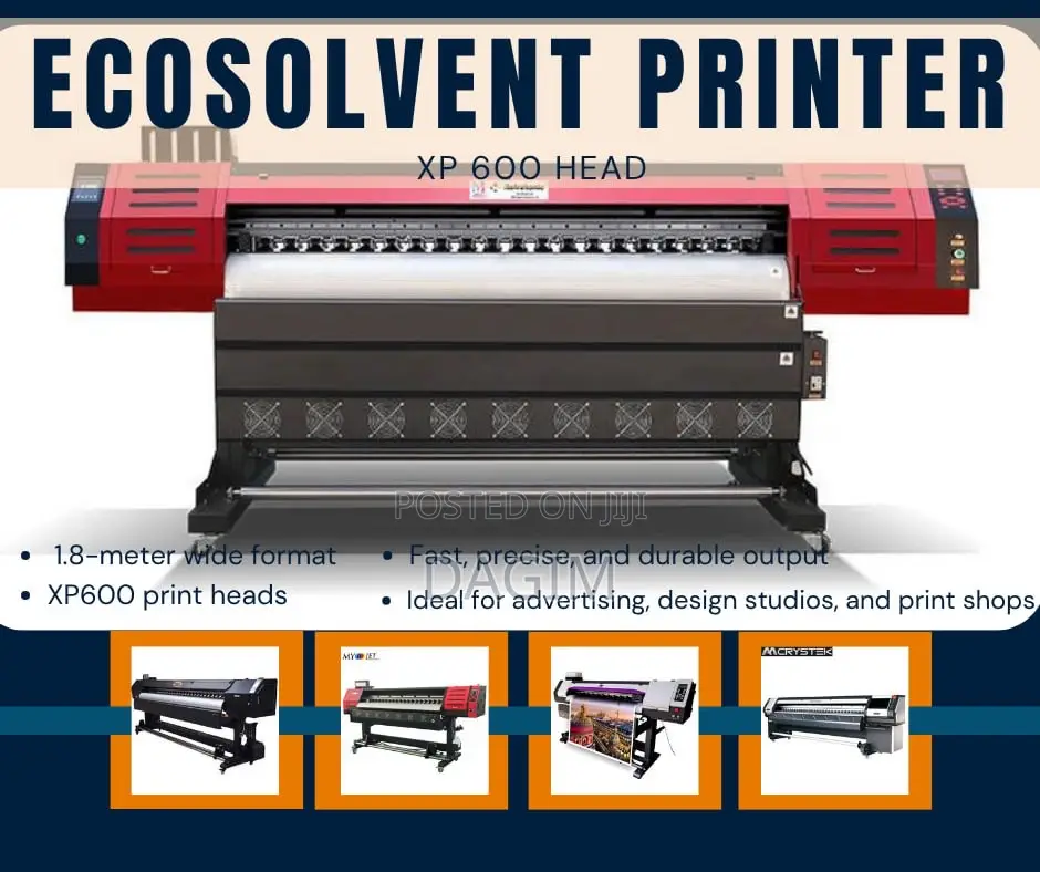 High Quality Xp600 1.8m Printer for Stickers , Banners Jersey’S