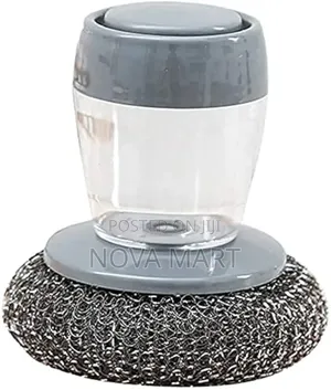 Soap Dispensing Pot Cleaning Brush