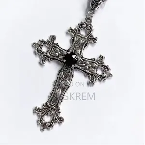 Photo - Chrome Heart Cross Necklace