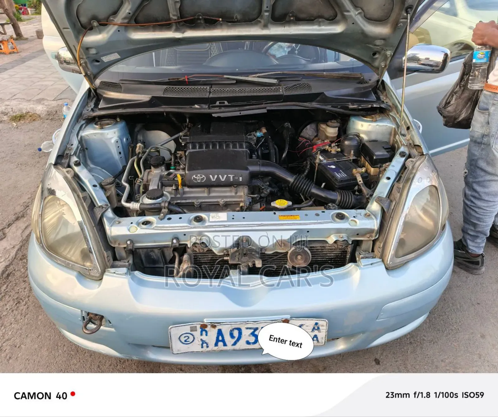 Toyota Vitz 2004 Blue