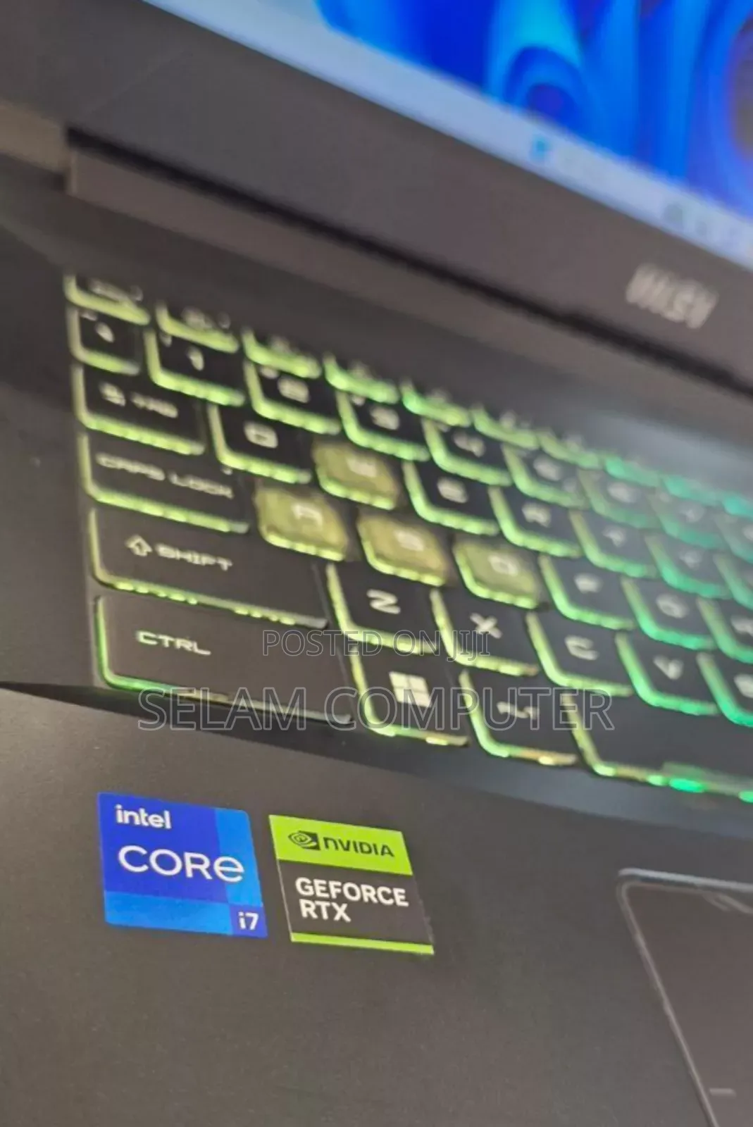 New Laptop MSI Pulse GL66 16GB Intel Core I7 SSD 1T