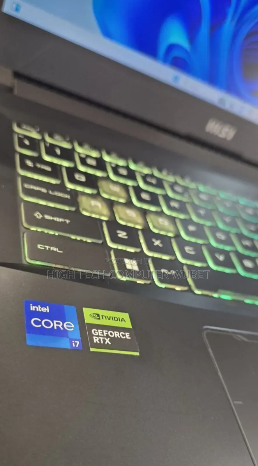 New Laptop MSI 16GB Intel Core I7 SSD 1T