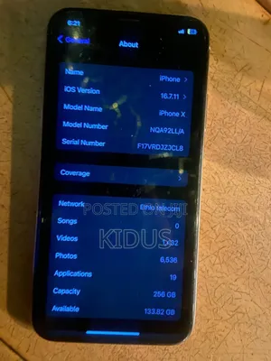 Apple iPhone X 256 GB White