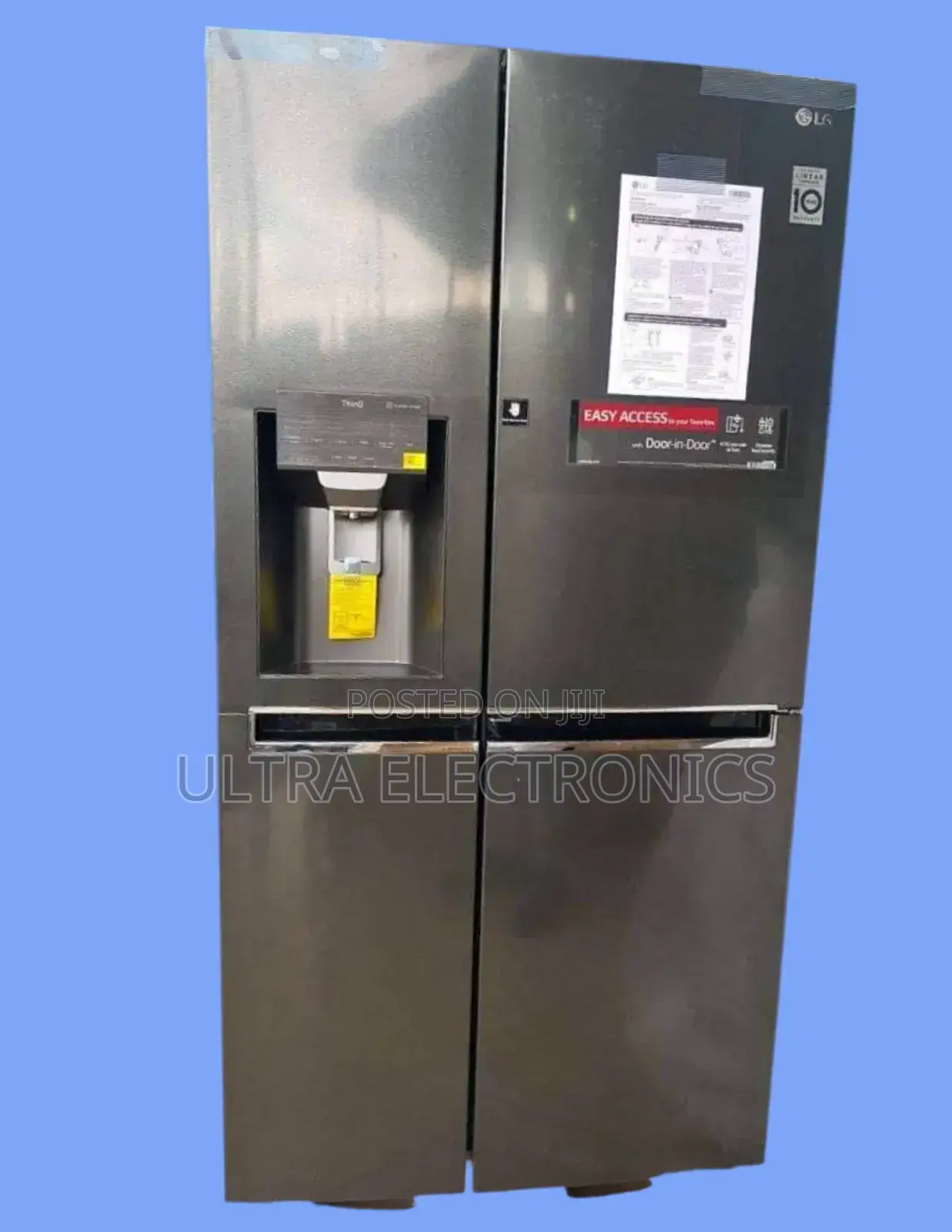 Lg Uv Nano Knock Twice,See Inside; Side by Side Door 99.999% Fresh Air