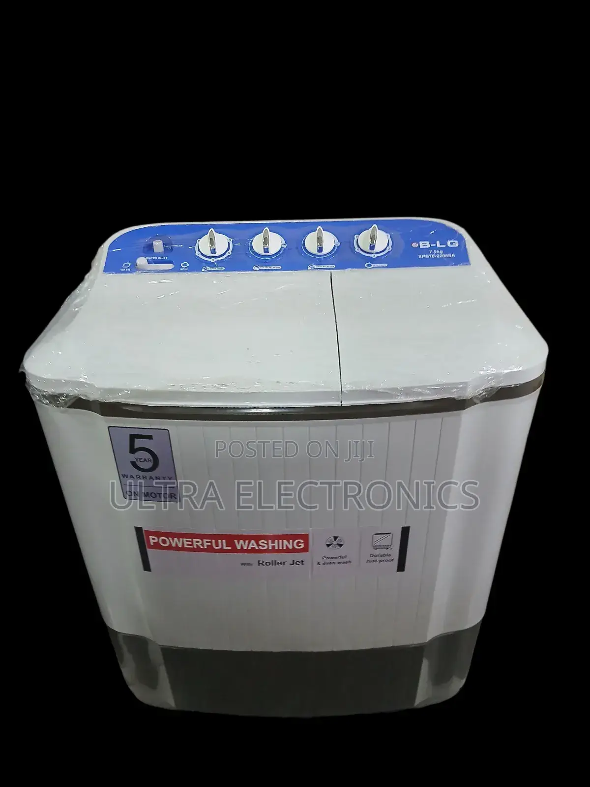 BLG Washing Machine Semi Automatic 7.5 Kg