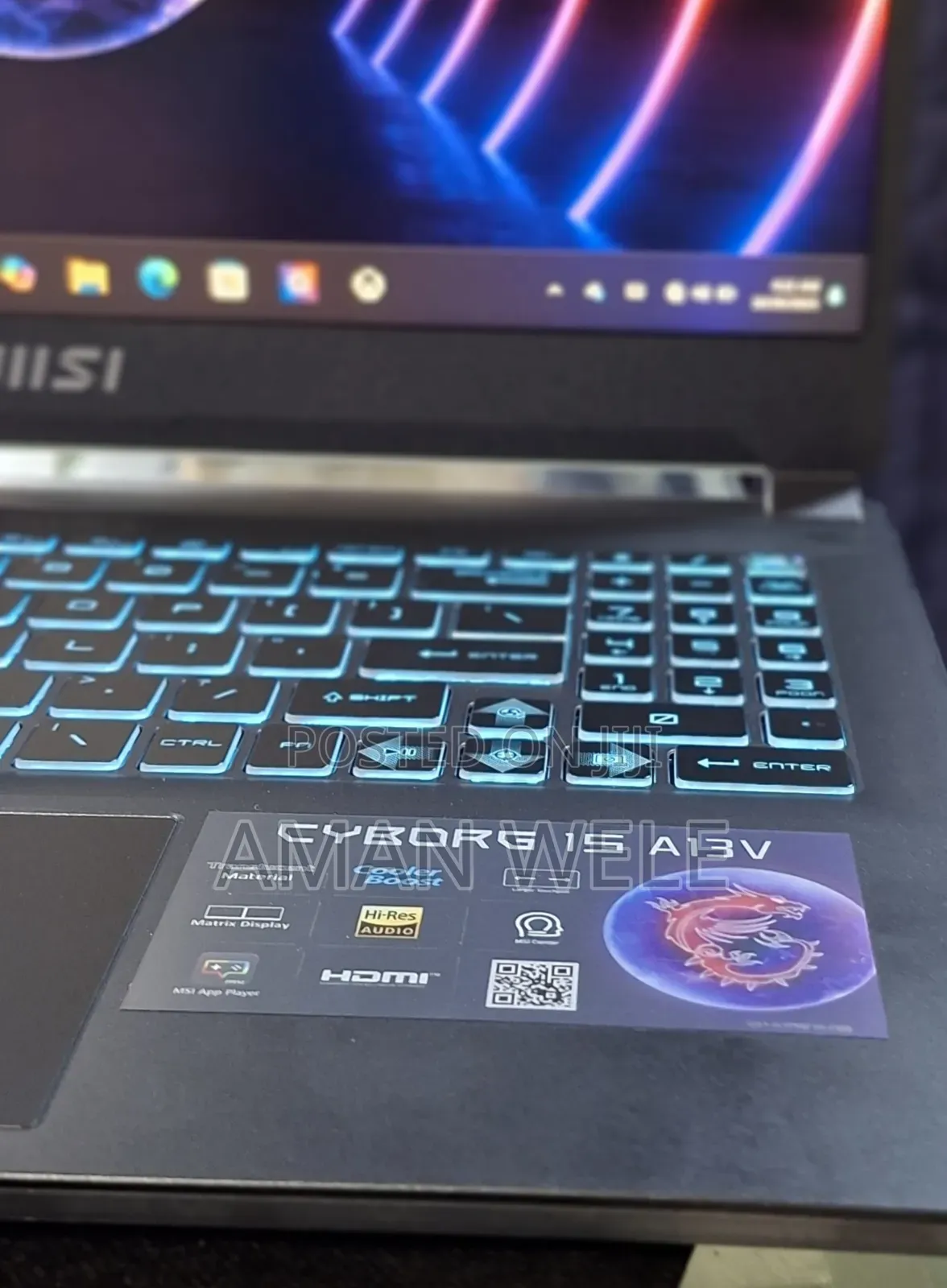 New Laptop MSI Cyborg 15 16GB Intel Core I7 SSD 512GB