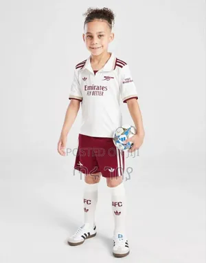 Photo - Original Adidas Arsenal 2025/26 Offical 3rd Kids Full Set የልጆች ማልያ