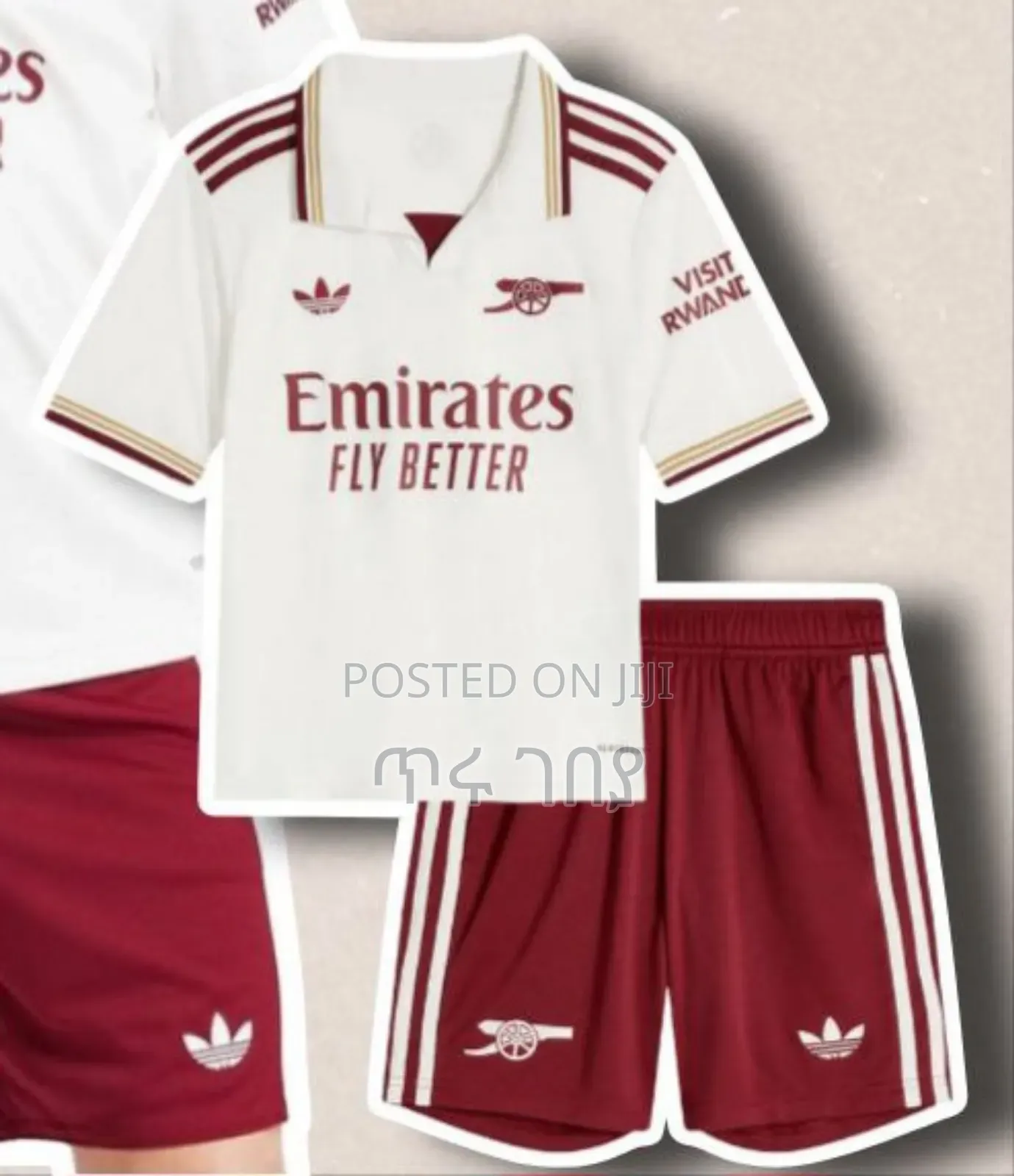 Original Adidas Arsenal 2025/26 Offical 3rd Kids Full Set የልጆች ማልያ