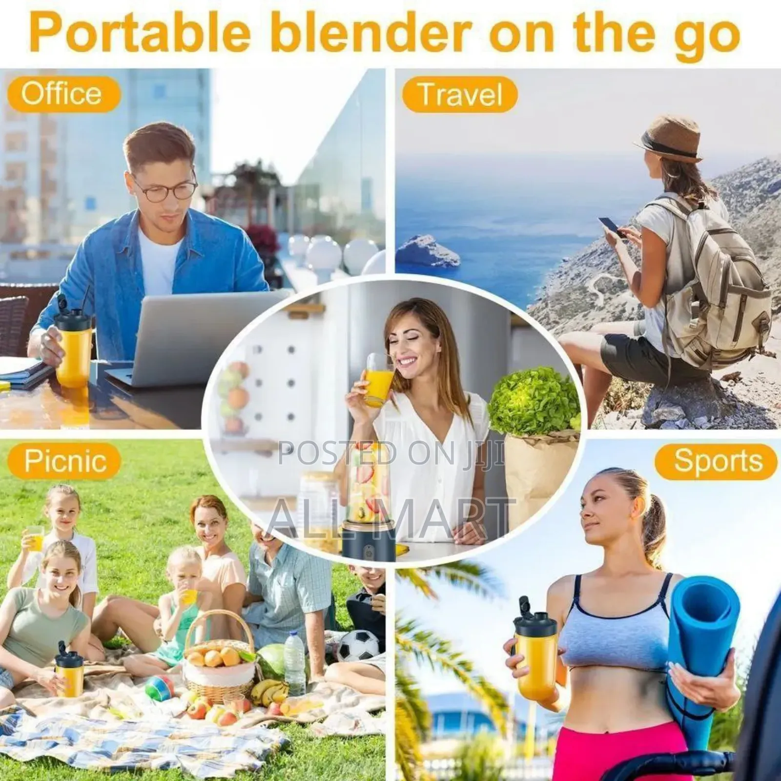 Wireless Portable Juicer With Extra Cup