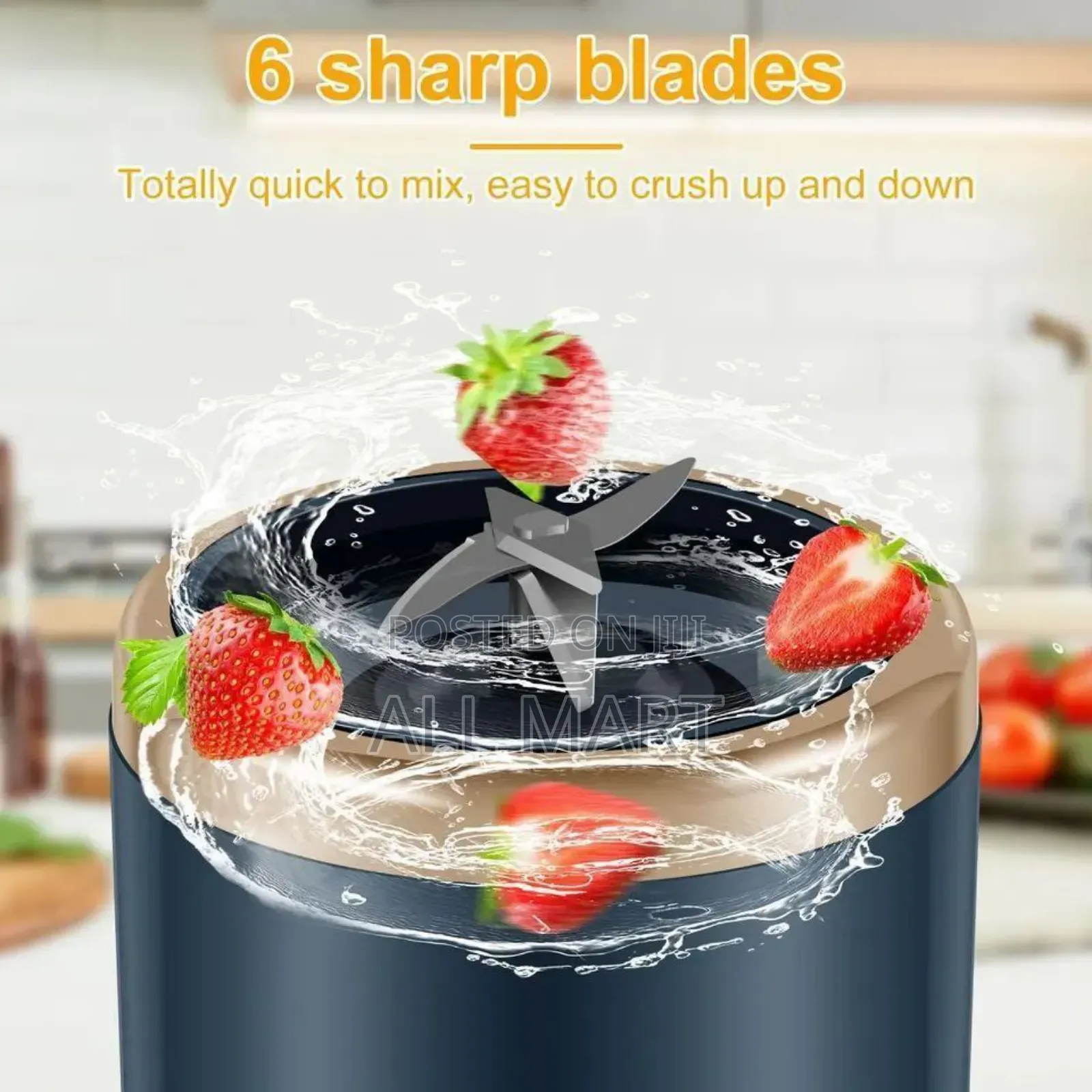 Wireless Portable Juicer With Extra Cup