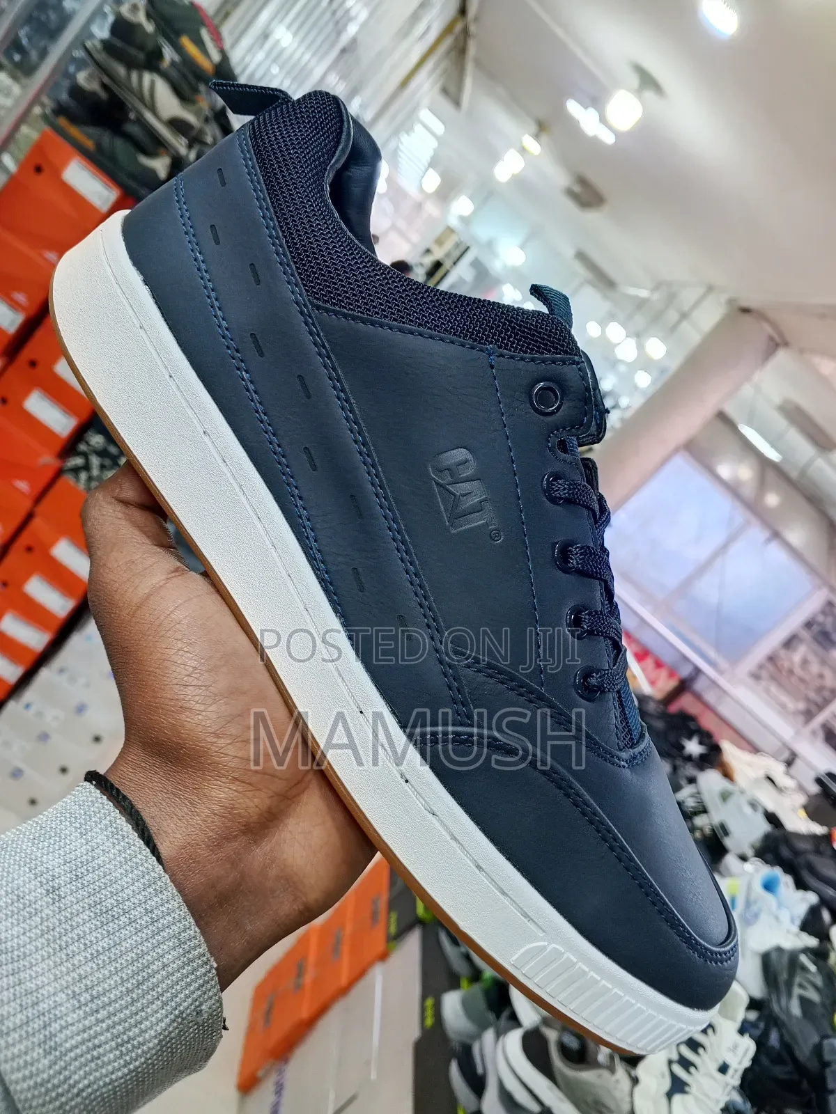 This Is Apair of Cat Footwear Casual Leather Shoes