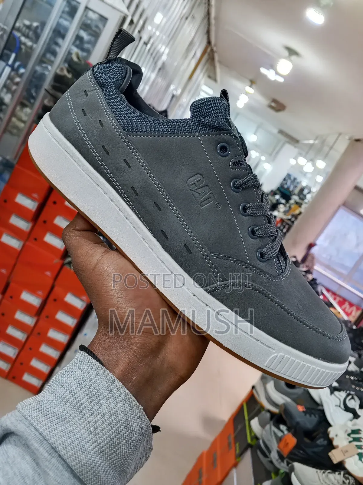 This Is Apair of Cat Footwear Casual Leather Shoes