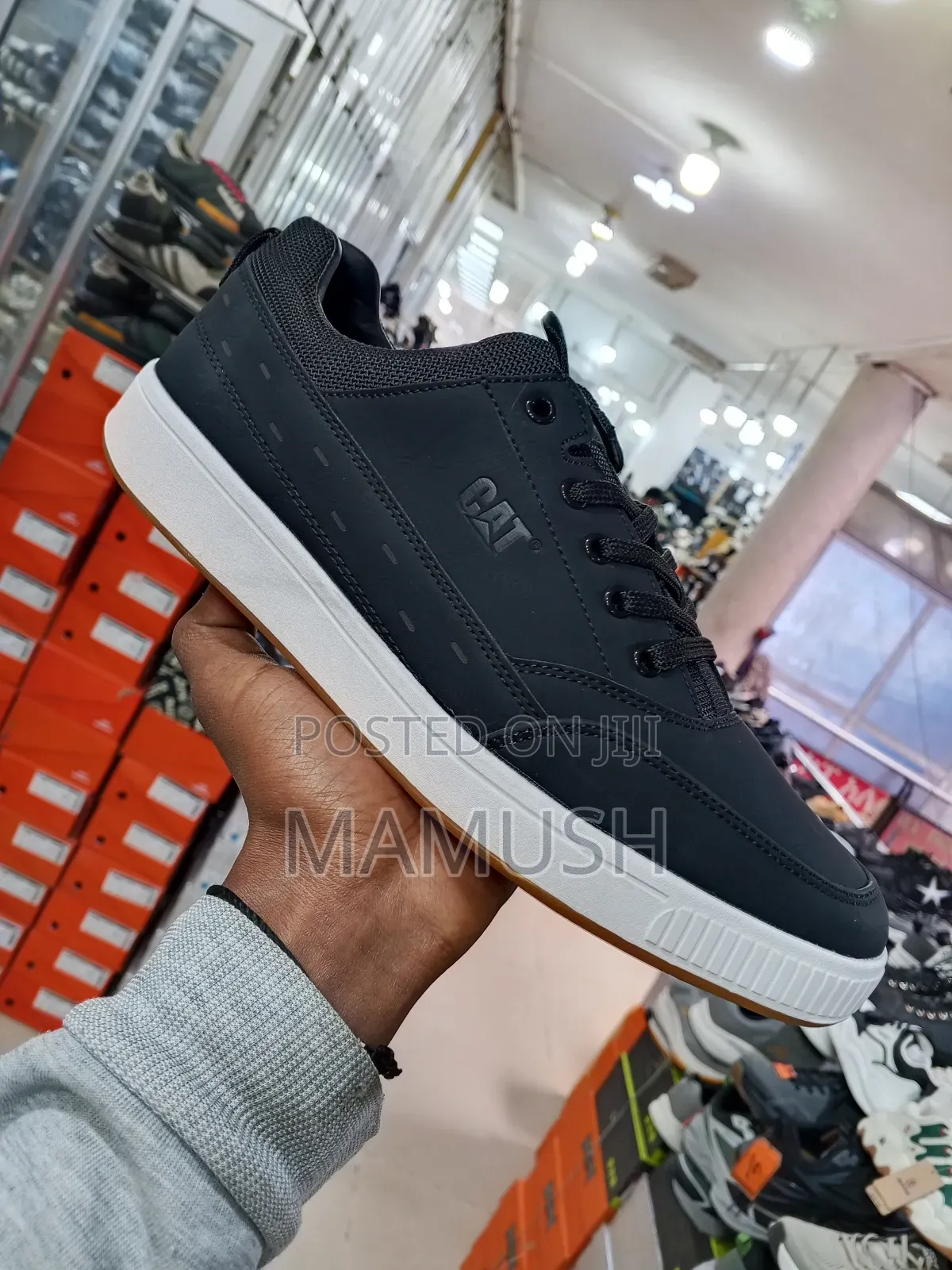 This Is Apair of Cat Footwear Casual Leather Shoes