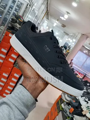 This Is Apair of Cat Footwear Casual Leather Shoes