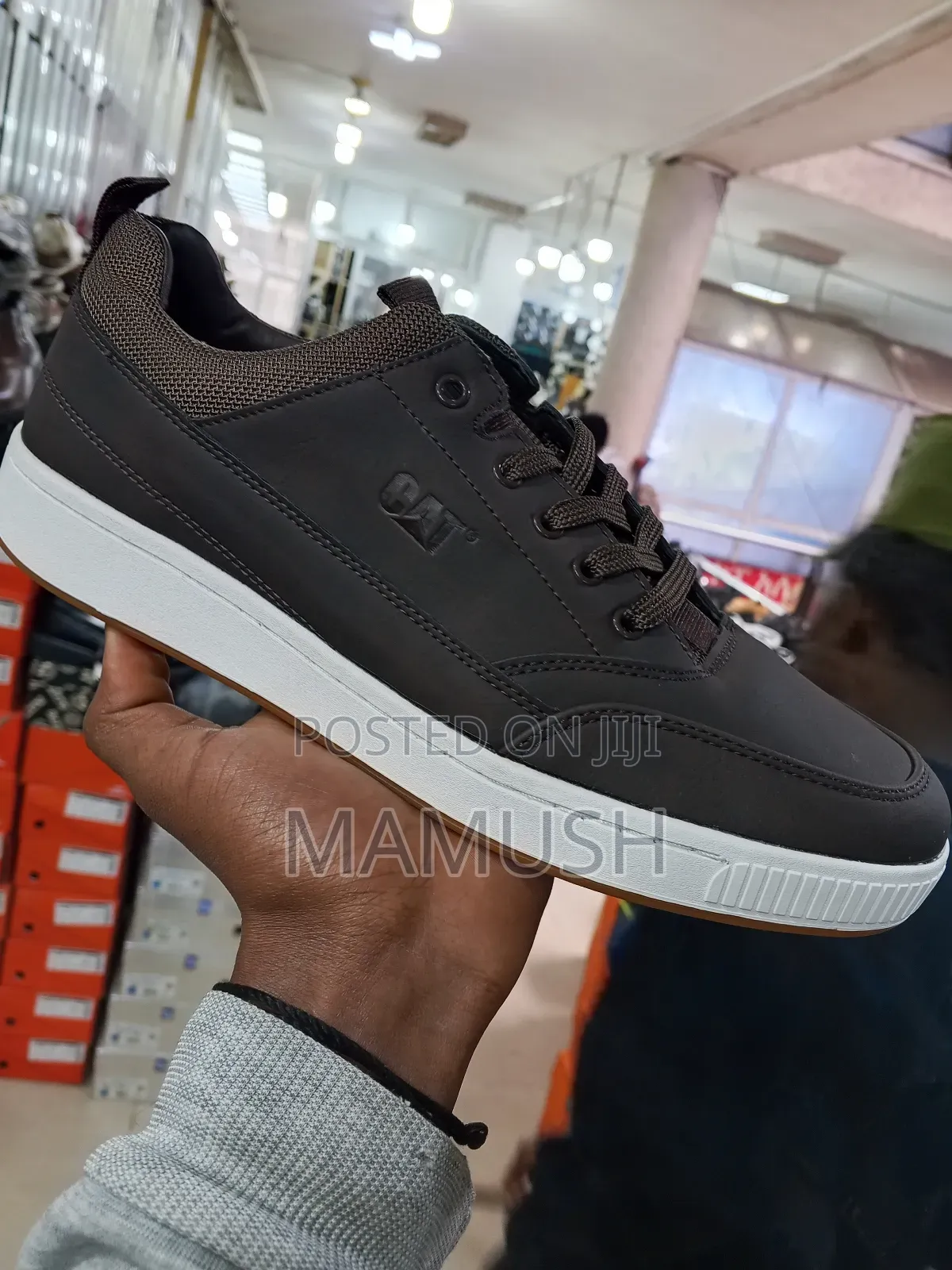 This Is Apair of Cat Footwear Casual Leather Shoes