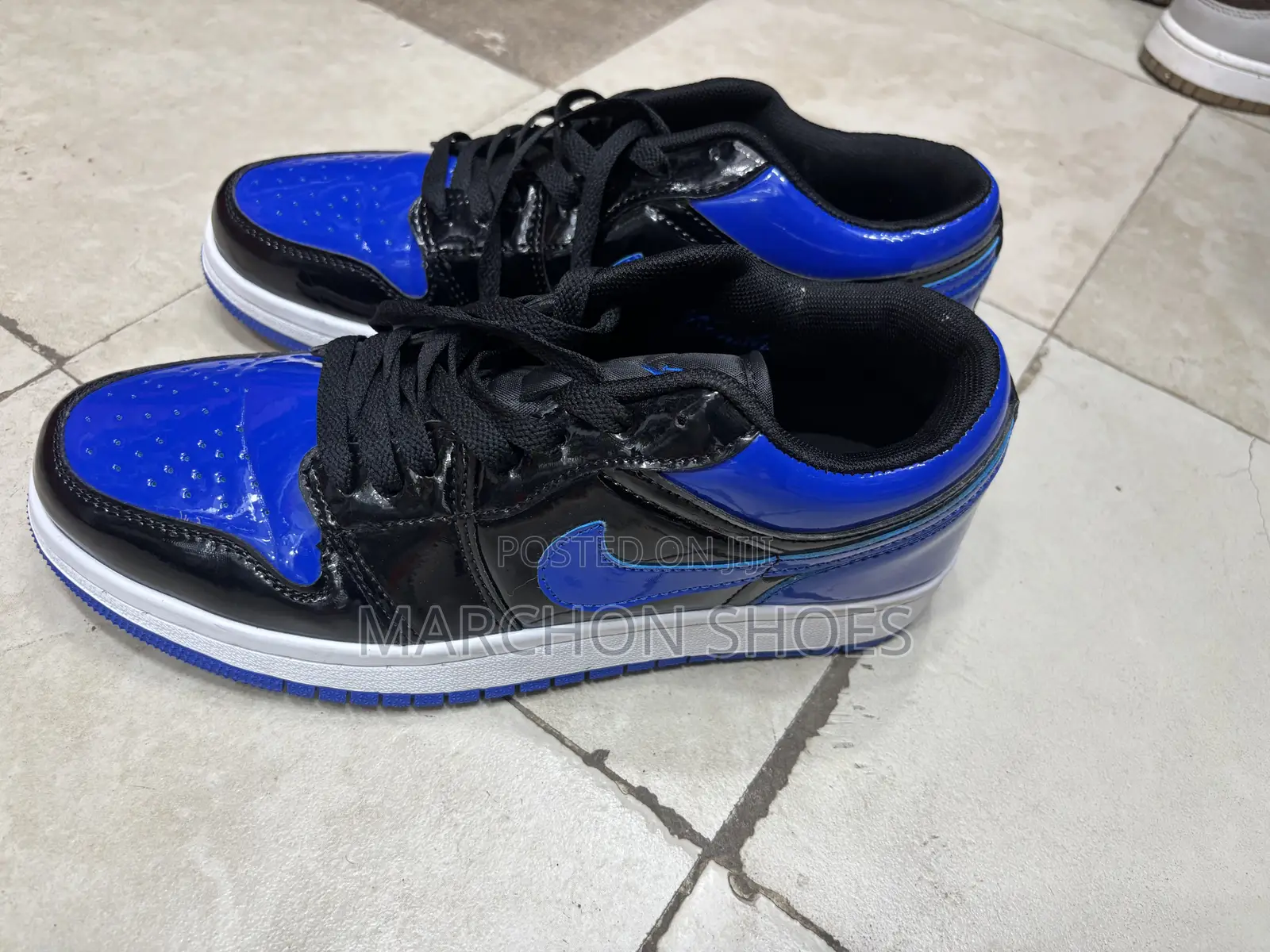 Nike Air Jordan 1 Retro Low (Black Blue)