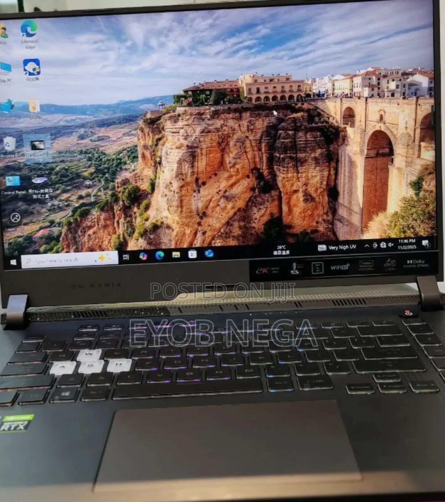 New Laptop Asus ROG Strix G15 16GB AMD Ryzen 9 SSD 512GB