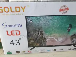 Goldy 43” Smart Tv – Sleek Design, Smart Features!