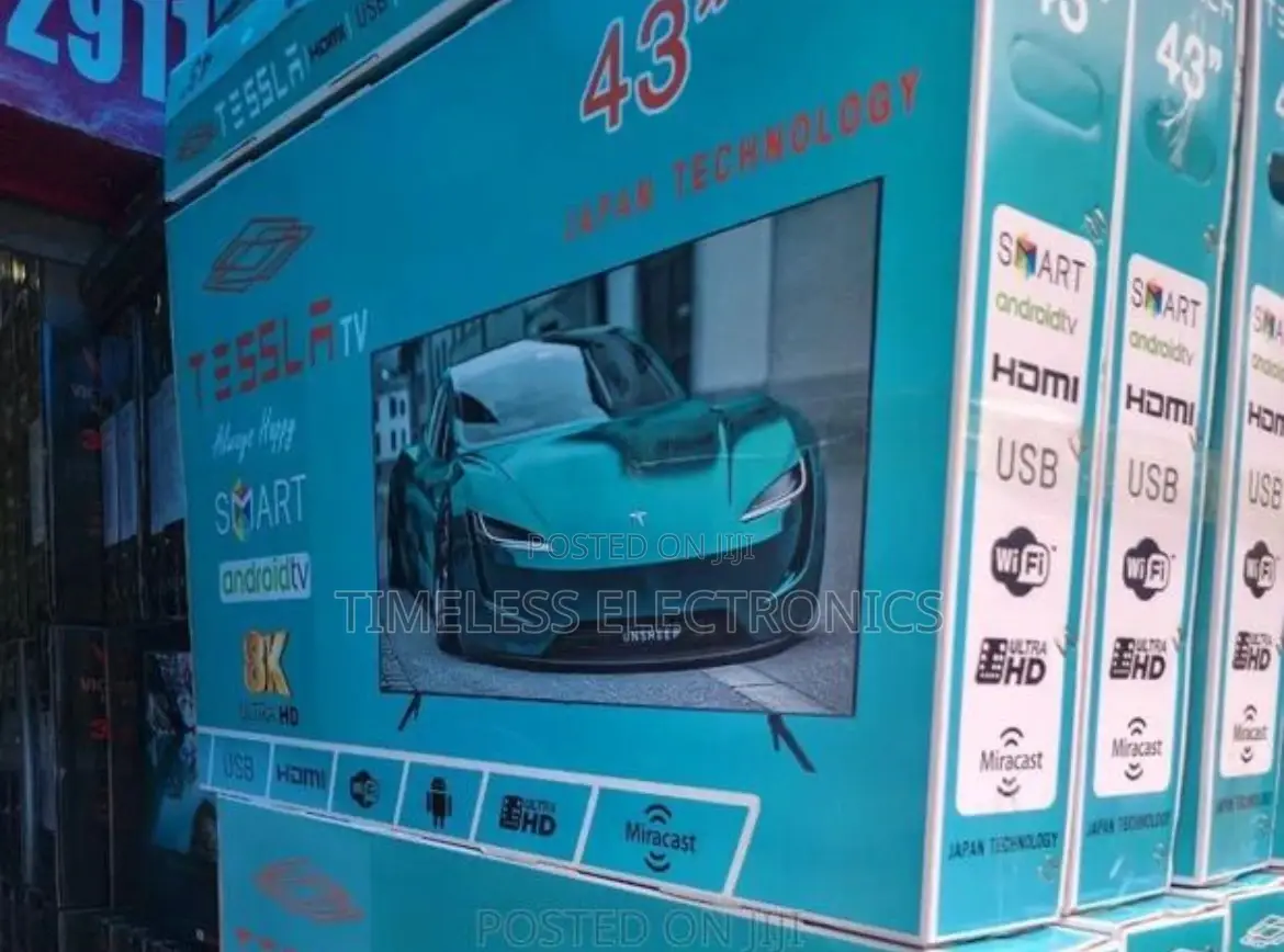  Tessla 43′′ Double Glass Smart Uhd Tv – Cutting-Edge Picture