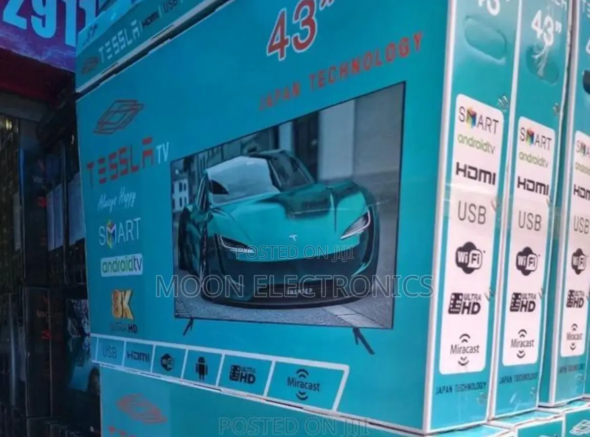 Tessla 43′′ Double Glass Smart Uhd Tv – Cutting-Edge Picture