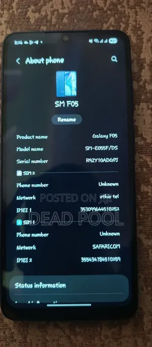 Photo - Samsung Galaxy F05 64 GB Black