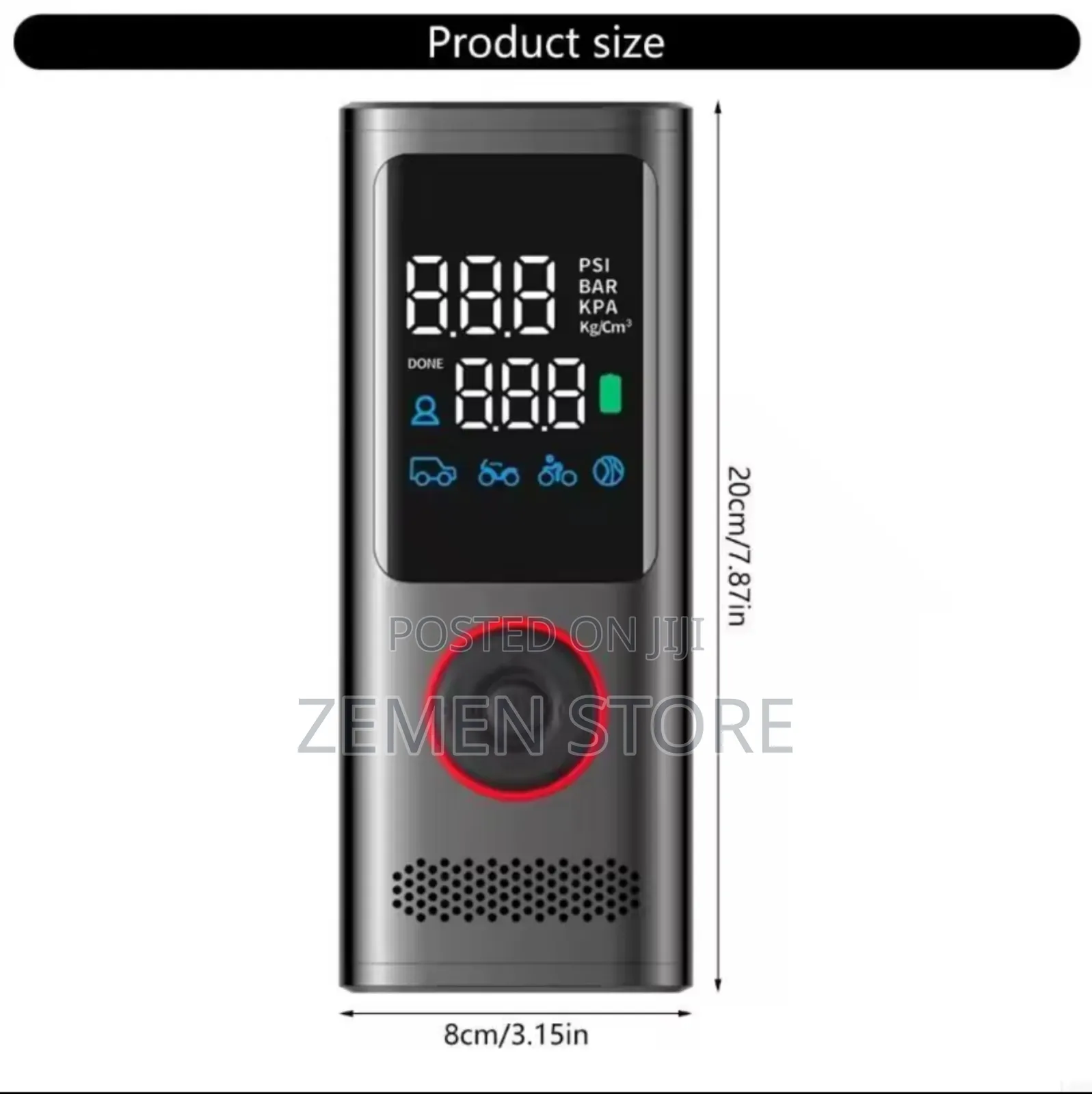 Smart Car Tire Inflator የመኪና ጎማ መንፊያ