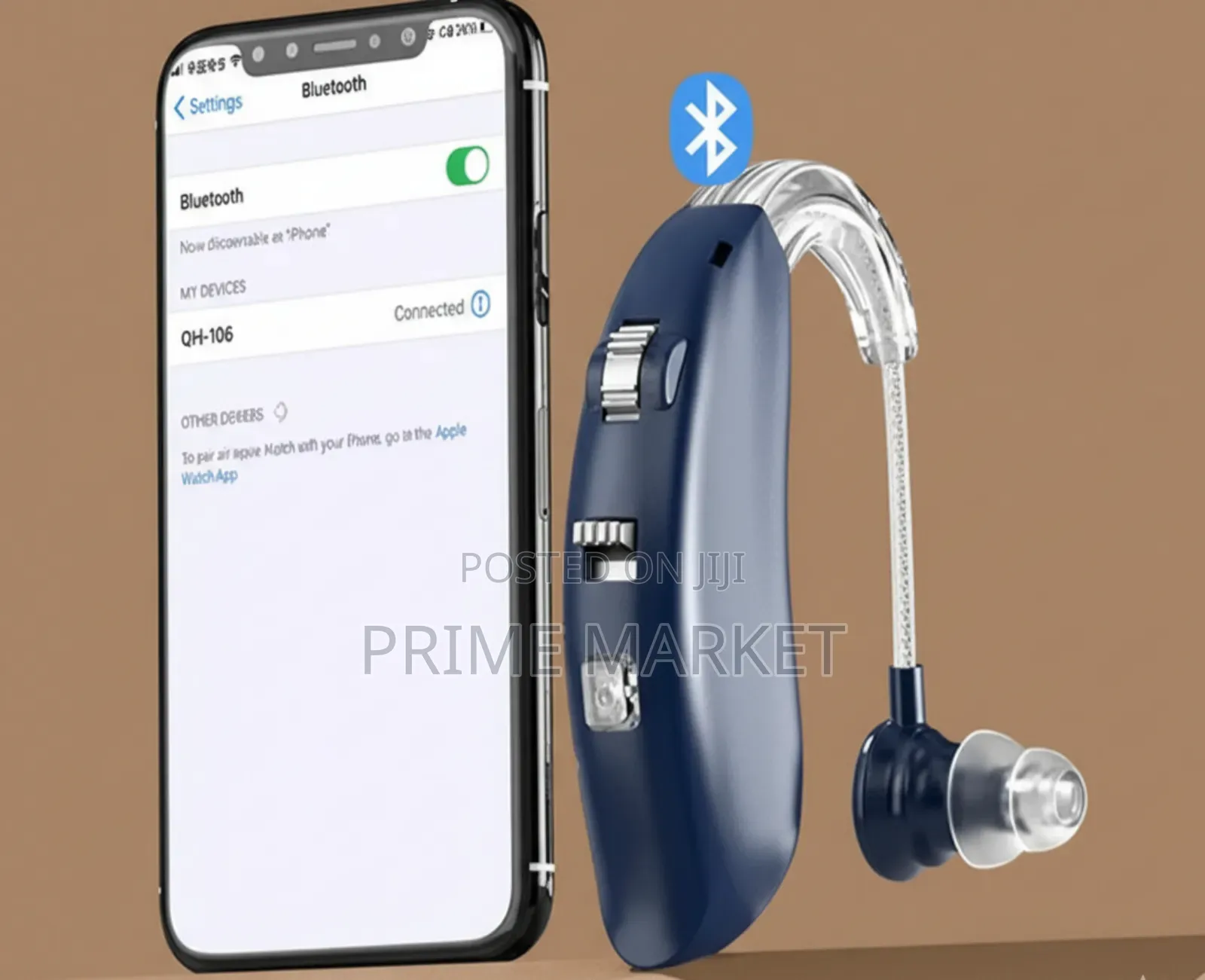 Bluetooth Hearing Aid |በbluetooth ከስልኮ ጋር በማገናኘት የሚቆጣጠሩት| 1 Ear